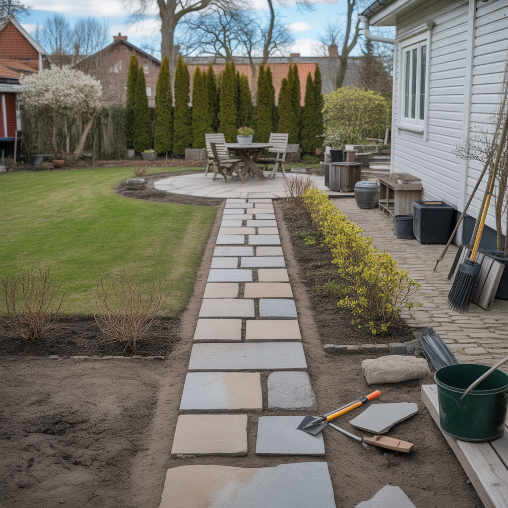 11.Nar ar basta tidpunkten pa aret for stenlaggningsprojekt