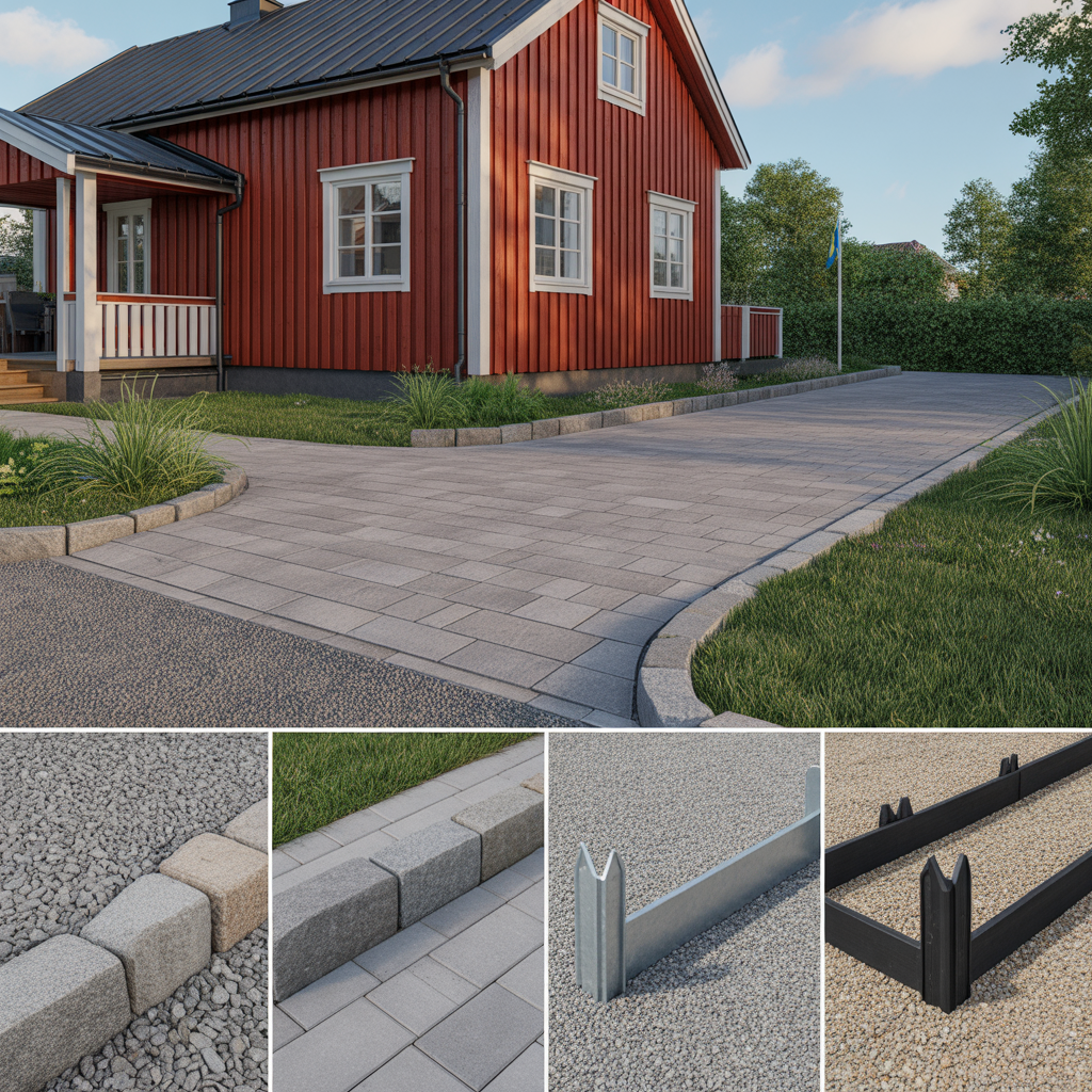 kantstod for marksten jamforelse av material och montering