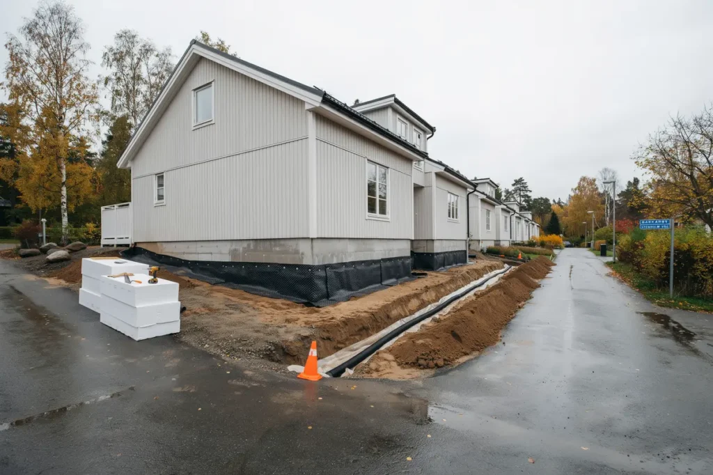 omdr nering och isolering av husgrund och k llare i barkarby j rf lla